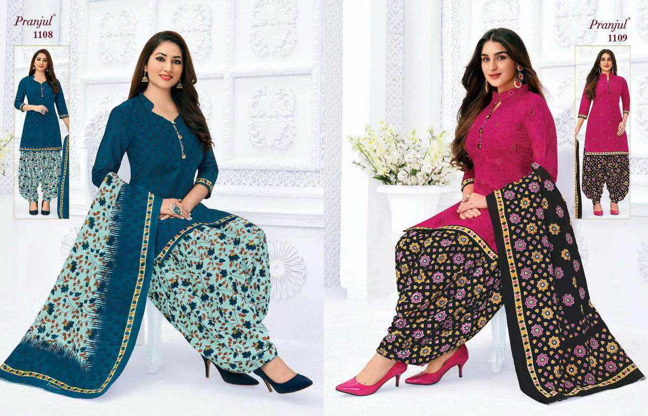 Pranjul Priyanka 11 Latest Regular Wear Cotton Printed Dress Material Collection